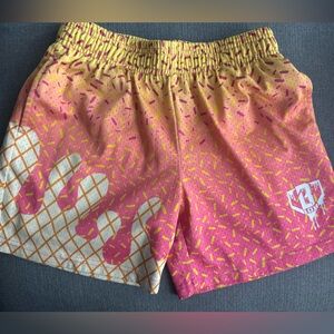 Baseball lifestyle youth Shorts. Ice cream theme